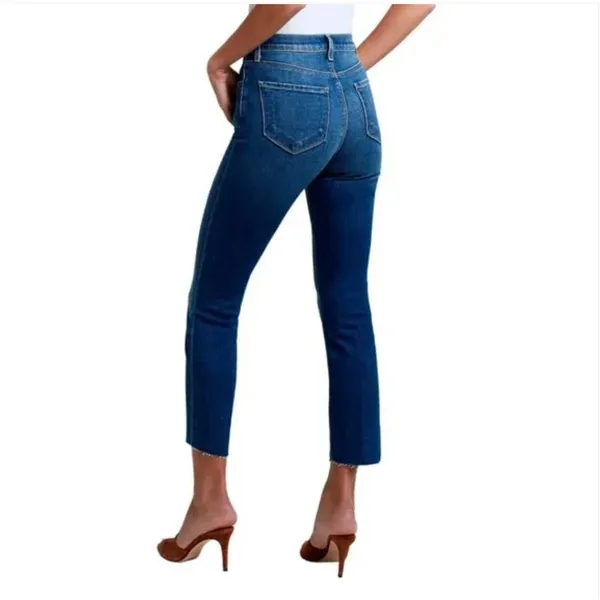 NEW L'AGENCE Sada Slim Cropped Jeans‎ in Sequoia - Image 12