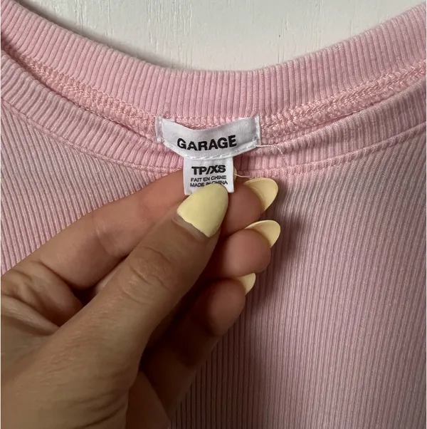 Garage Long Sleeve Ribbed Top - Image 4