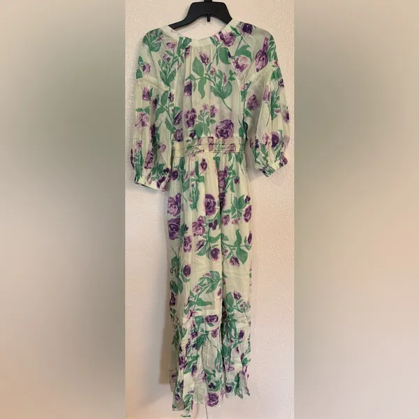 FREE PEOPLE Golden Hour Floral Maxi Dress NWOT - Image 3