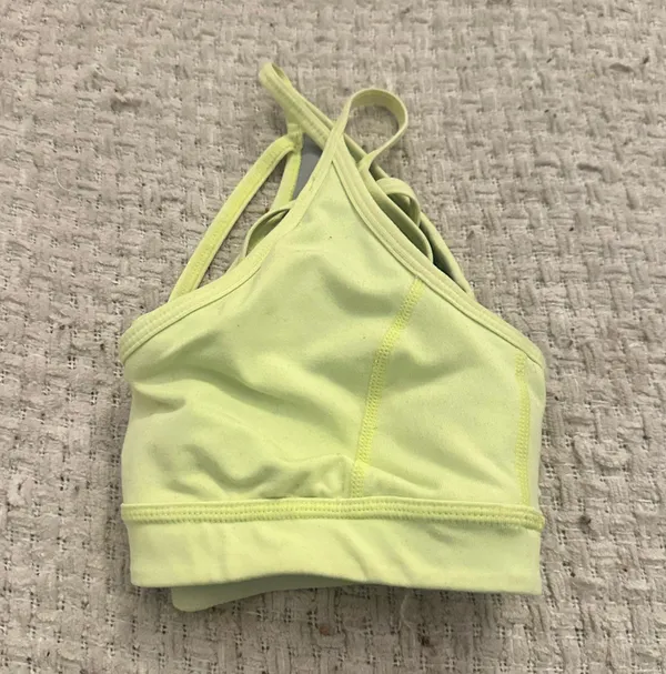 Zella Neon yellow sports bra - Image 3