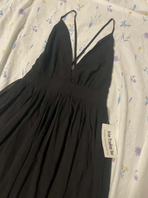 NWT Boutique Black Maxi Dress - Image 3