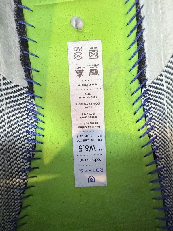 Rothy's The Original Slip On Sneaker in Anchor Blue Size 8.5‎ - Image 13