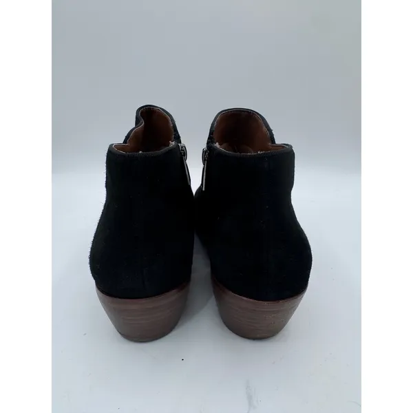Sam Edelman‎ Ankle Boots Women's Suede Side Zip Pointed Toe Black 8M - Image 3