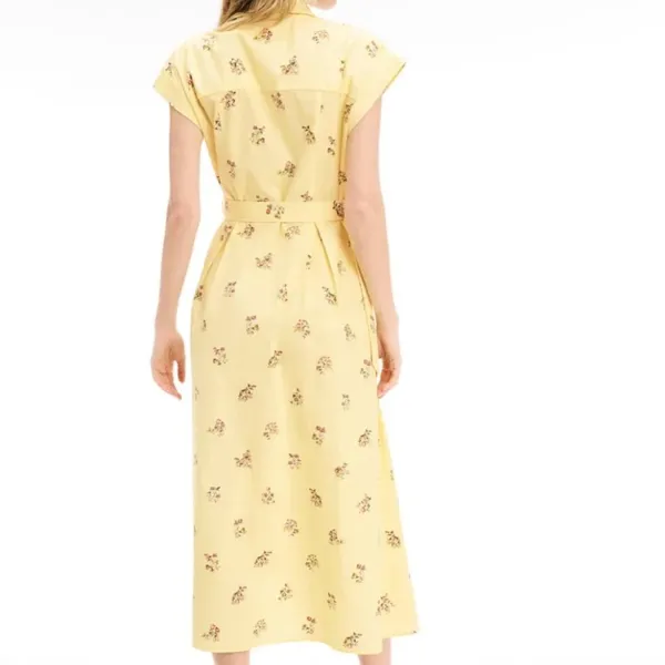 Adam Lippes Belted Poplin Shirt Dress Size 0 - Image 2