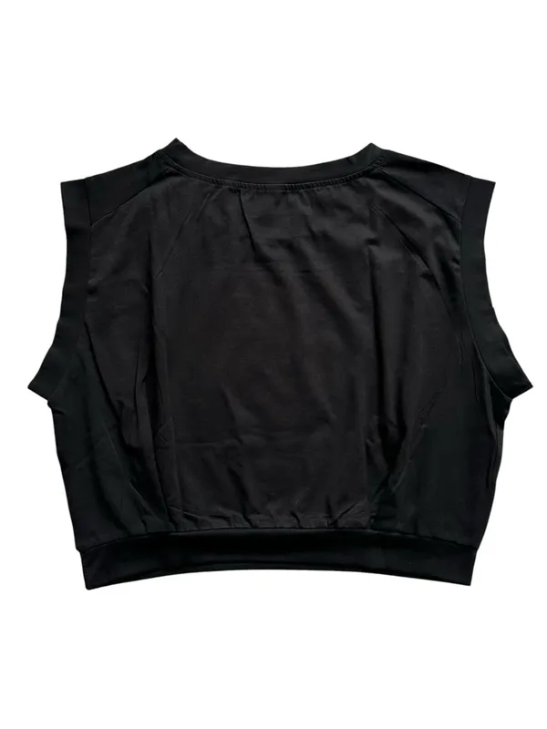 🆕Be Kind Lift Heavy Black Crop Top - Image 4