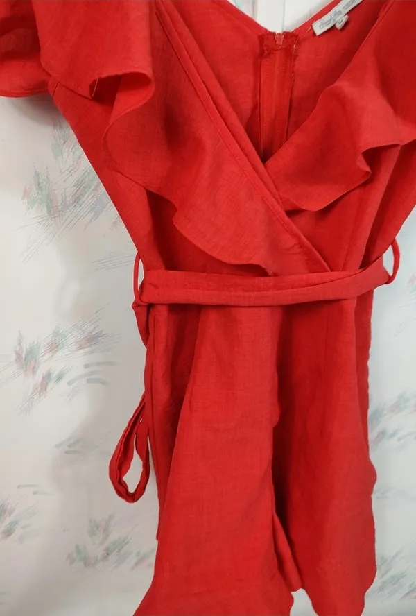Charlotte Russe Red Romper - Image 3