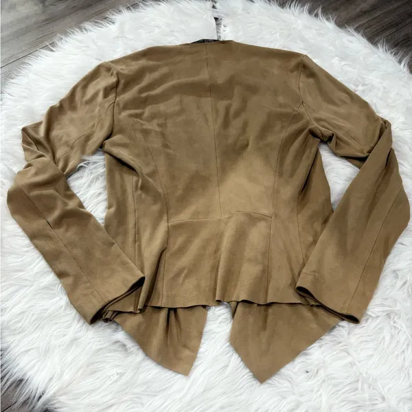Zara Tan Long Sleeve Blazer Size XS - Image 2