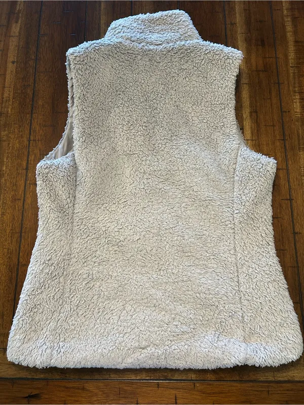 Patagonia Los Gatos Fleece Vest Women’s Medium Gray Full Zip Size M - Image 4