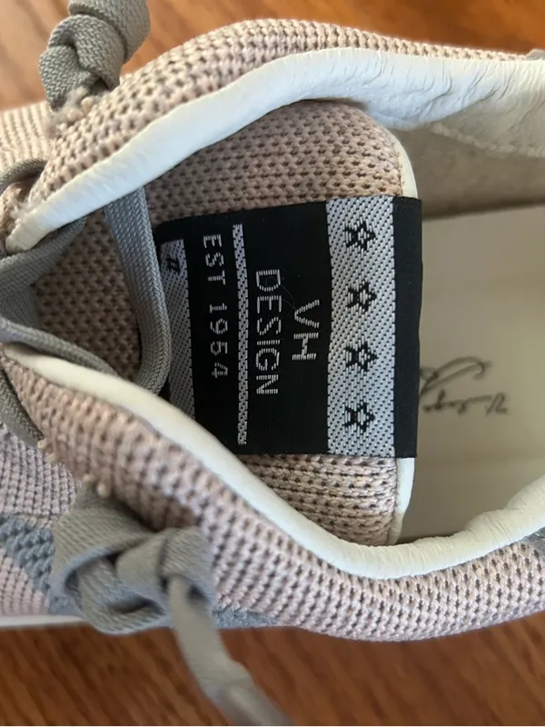 Vintage Havana pale pink and Gray Women's Sneakers - Image 3