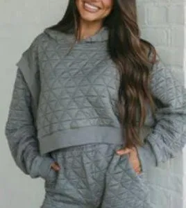 These Three Boutique Tristan Quilted Lounge Set - Image 3