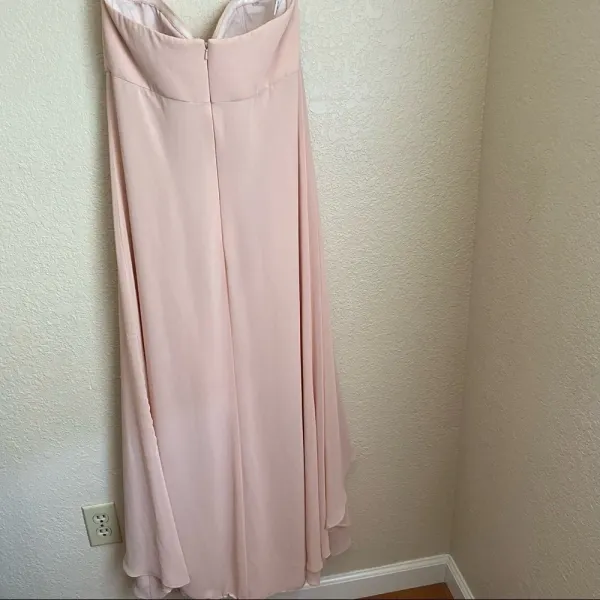 Jenny Yoo Dusty Rose‎ Strapless Bridesmaids Dress size 8 - Image 5