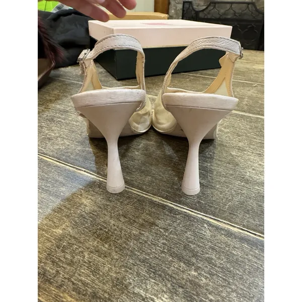 AGL DEA‎ MESH peep-toe slingback sandals Size 37 US 7 Tulle - Image 6