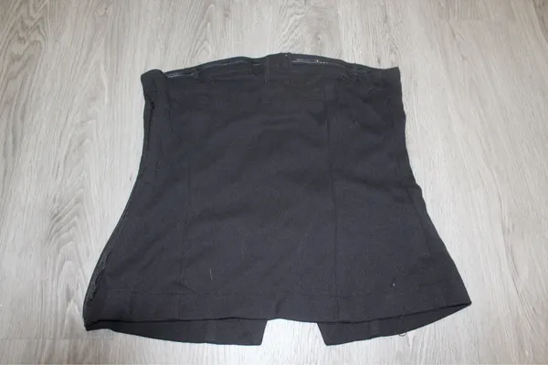 Hollister Black Button Up Strapless Top - Image 2