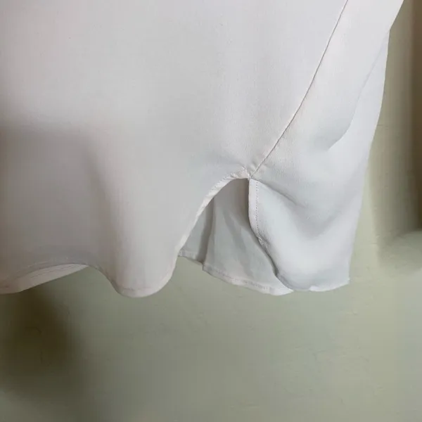 Mango Pale Pink Chiffon Blouse Sz 10 - Image 9