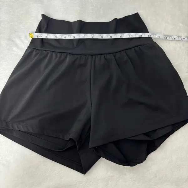 HALARA Women's High-Waisted Black Shorts Size‎ M - Image 4