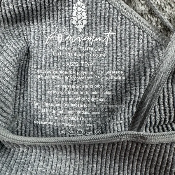 Free People Movement Free Throw Longline Cutout Bralette Women's XS/S - Image 6