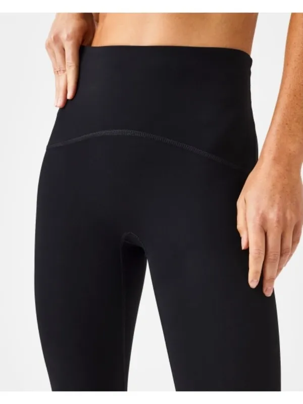 Spanx SPANXshape™ Booty Boost® 7/8 Leggings Very Black High-Rise Waist Tights - Image 3