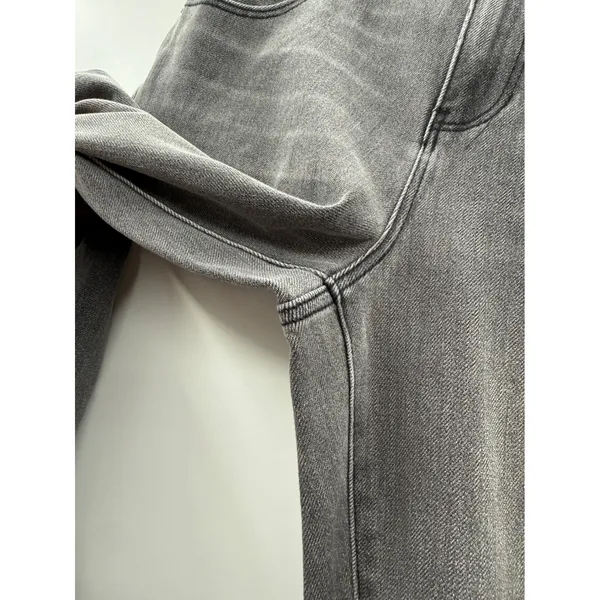 Liverpool Los Angeles Kennedy Crop Straight Jeans‎ Womens 8/29 Gray Wash Stretch - Image 3