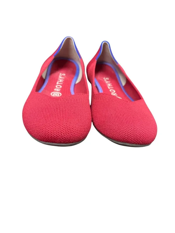 Rothy's The Point womans red knit pointed flats shoes sz 7.5 SKU 10-438 - Image 11