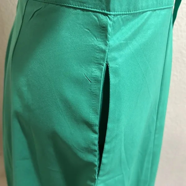 Green Ruffle Dress Size L - Image 4