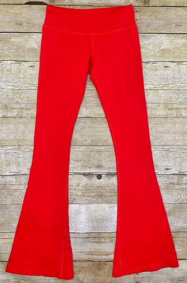 Splits59 Raquel Red Flare Legging Pant Activewear - Image 2