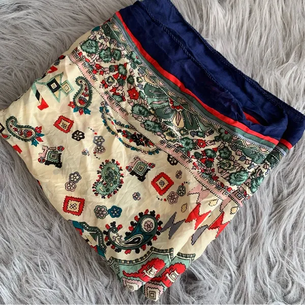 Anthropologie Vintage Chinese silk scarf - Image 3