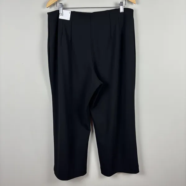 Express Trouser High Rise Pants Womens Large Black Solid Work Career Office New‎ - Image 3