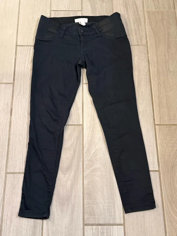 Isabel Maternity by Ingrid & Isabel Slim Black Skinny Jeans - Image 2