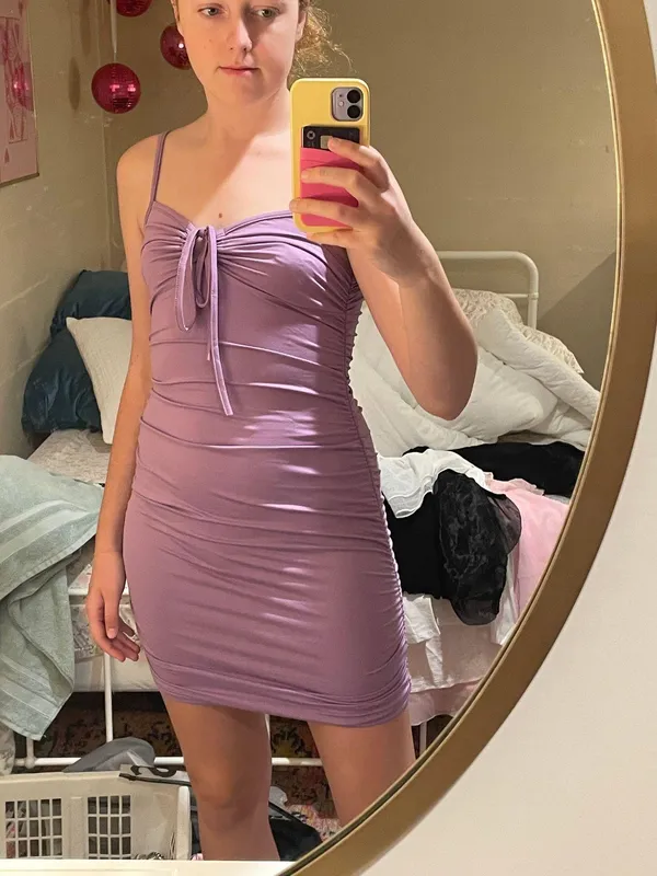 Windsor Purple Tight Dress - Image 2