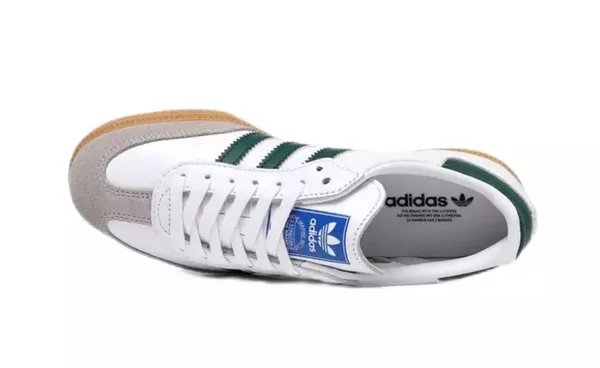 Adidas Samba OG White Collegiate Green Gum IE3437 - Image 2