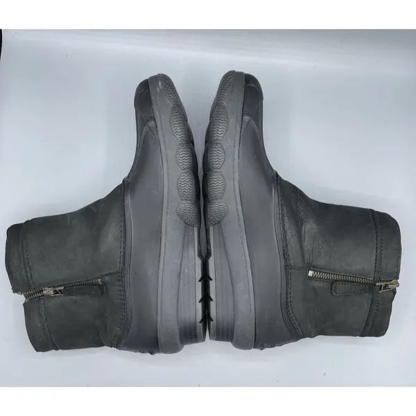 Sperry Top Sider Womens‎ Black Duck Boots Saltwater Leather Size 9.5 - Image 6