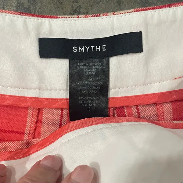 New! Smythe Pleated Plaid Walking‎ Shorts Sz 12 $425 - Image 7