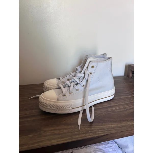 Converse Chuck Taylor All Star Lift Hi Ghosted gold Platform A08237C Womens 11‎ - Image 5