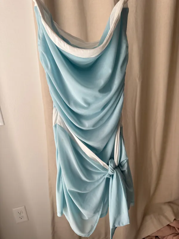 Peppermayo Mini Dress Blue - Image 4