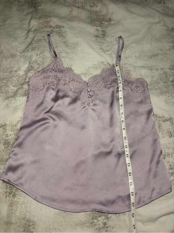 Abercrombie & Fitch Lavender Lace-Trim Cami - Image 9