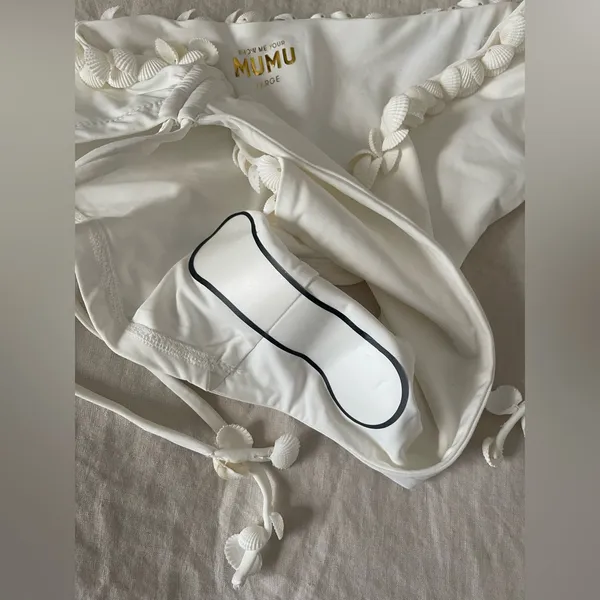 Show Me Your Mumu Seychelles Bottoms Size Large white shells mermaid swim - Image 7