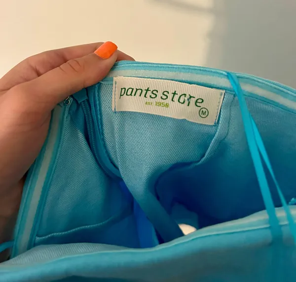 Pants Store Blue Strapless Dress - Image 3