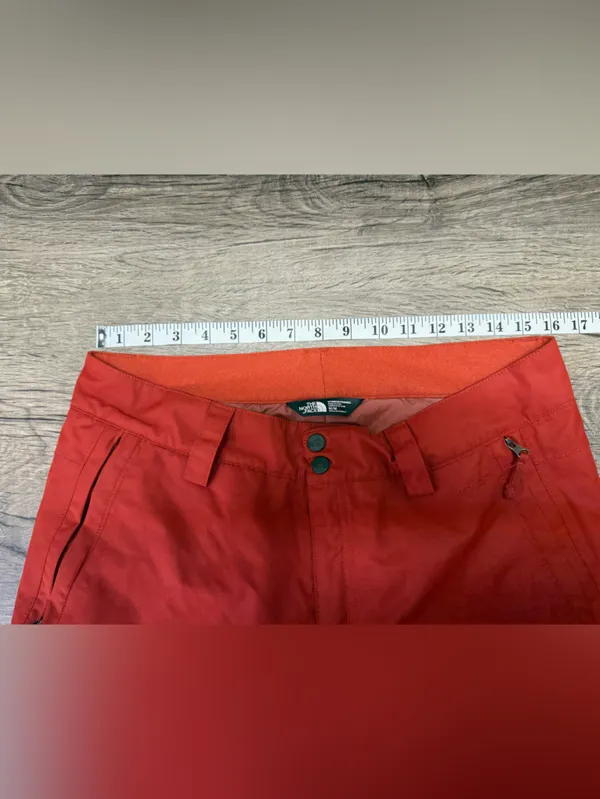 The North Face‎ orange snow pants size medium - Image 4