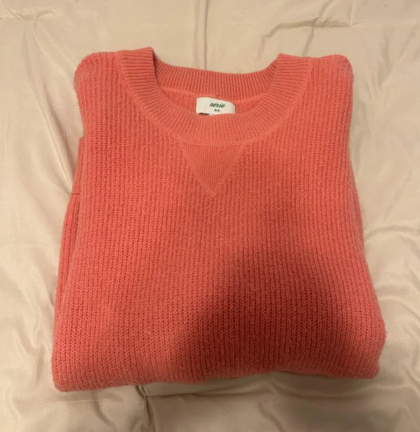 Aerie Pink Sweater Size Medium - Image 2
