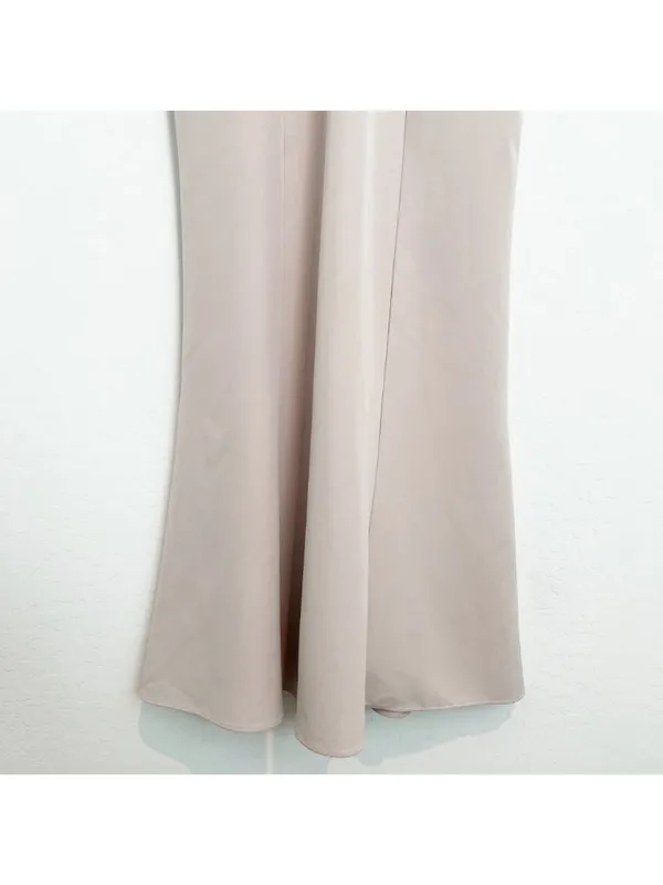 Show Me Your Mumu Morgan Dress‎ S Crepe V Neck Bridesmaid Maxi Gown Formal Small - Image 5