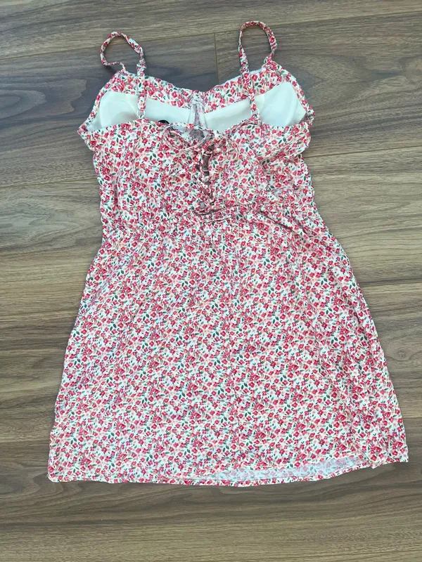 AUW Floral Lace Trim Corset Mini Dress 🌸 - Image 5