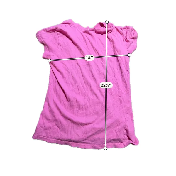 I Love NY Pink Rhinestone Graphic T-Shirt‎ Womens Small 100% Cotton Souvenir Tee - Image 4