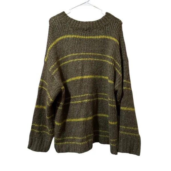 Aerie Women Size Large‎ Knit Sweater Wool Blend Preppy Loungewear Modern Winter - Image 2