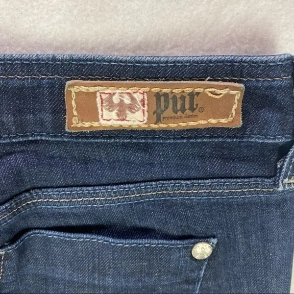 Pur Bardot Stretch Dark Wash Denim Relaxed Comfort Fit Jean‎ - Image 9
