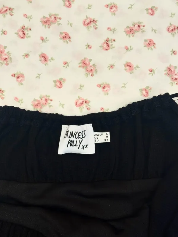 Princess Polly Black Slow Dancing Mini Dress - Image 3