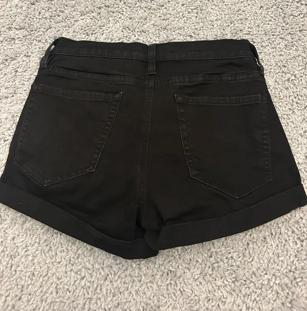 Garage Black Jean Shorts - Image 3