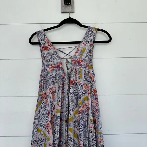 Anthropologie Women’s Small Geometric Bohemian Fit and Flare Dress - Image 6