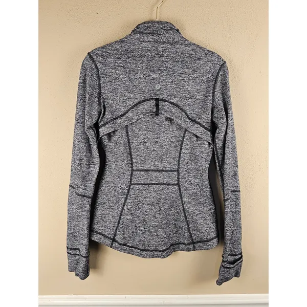 Lululemon Womens Heathered Black Define Jacket 6 - Image 2