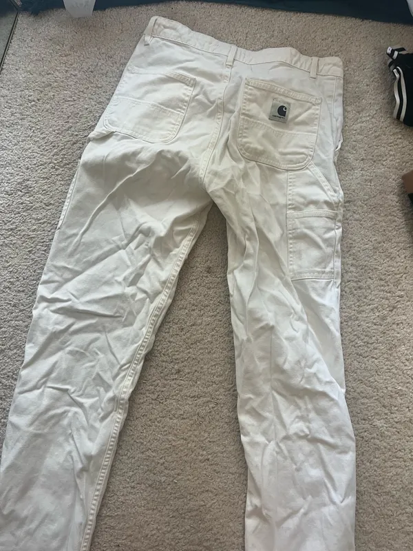 White low waisted jeans Size 25 - Image 3