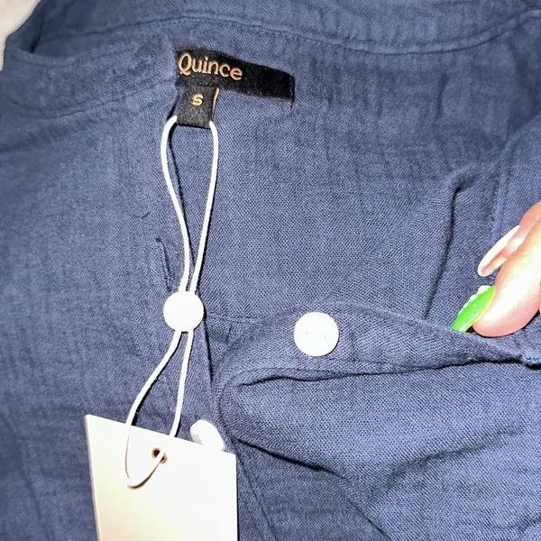 New 100% Organic Cotton Gauze‎ Roll Sleeve Shirt - Image 7